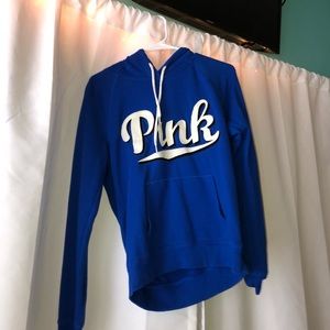 blue PINK pull over